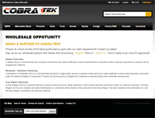 Tablet Screenshot of cobra-tek.com